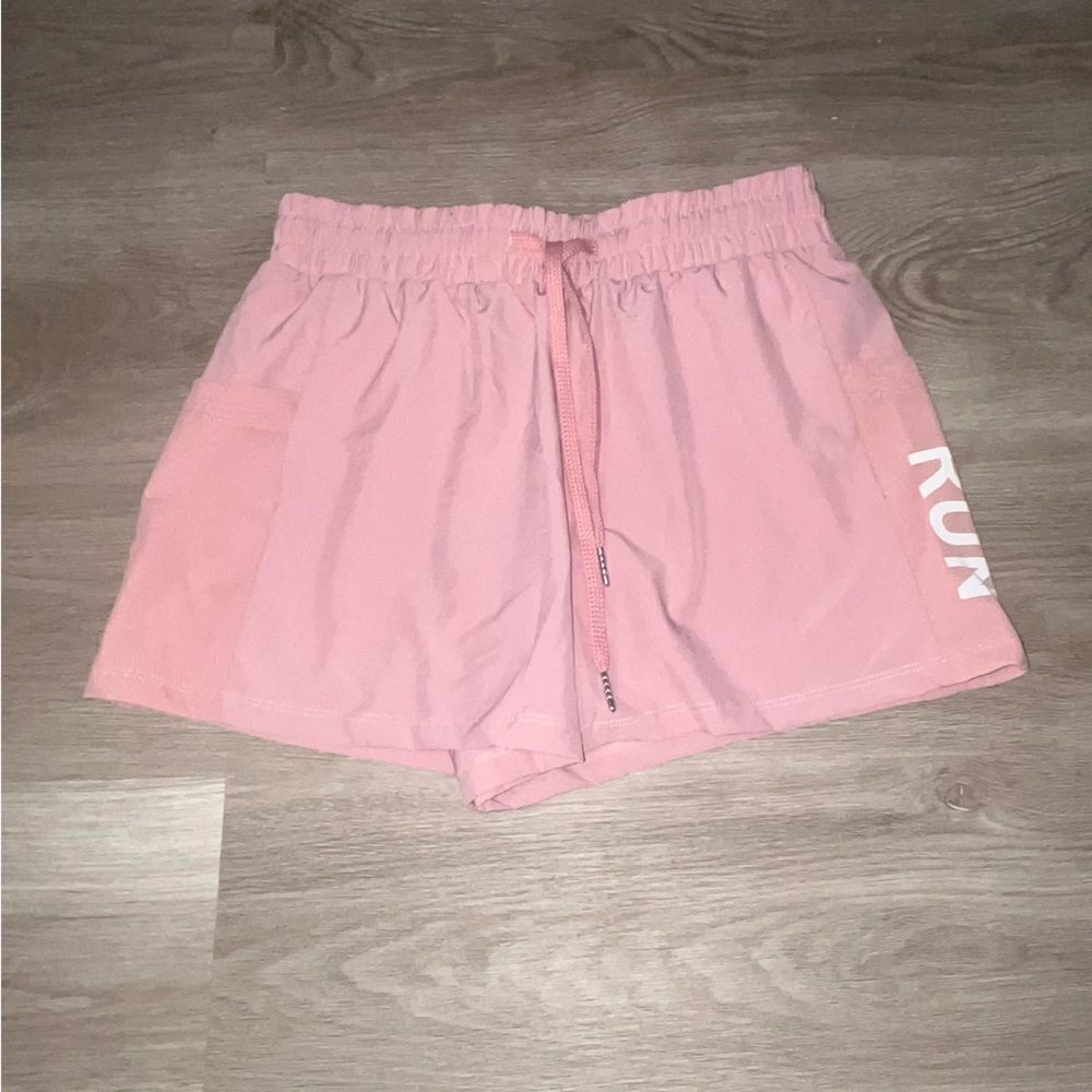 Pink RUN Athletic Shorts - Picture 3 of 9